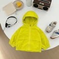 thumbnail image 2 of Toddler Boys Clothes Kids Windbreaker Jacket Hoodie Zip Up Light Jacket for Girls Fall Jacket Teen Girls Clothing 12-18 Months, 2 of 7