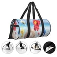 thumbnail image 3 of Lsque Pikmin Pattern Foldable Sports Gym Bag with Wet Dry Pocket, Ultralight Travel Bag, Large Capacity Duffel Bag, Splash Proof Carry on Bag, Overnight Bag, Weekender Bag for Travel, 3 of 6
