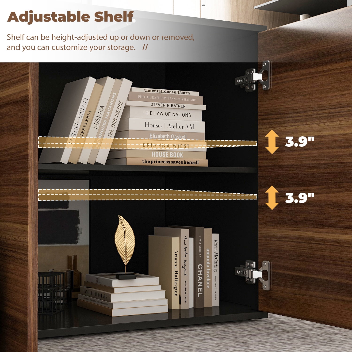 OXYLIFE L Shaped Office Desk with Drawers, 54.3 Inch Corner Computer Table with Storage Shelves, Rustic Reversible Desk Workstation for Home Office