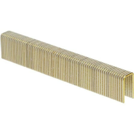 16 Gauge 0.75 in. Glue Collated Construction Staples with 0.43 in. Crown, Galvanized - 1000 Count