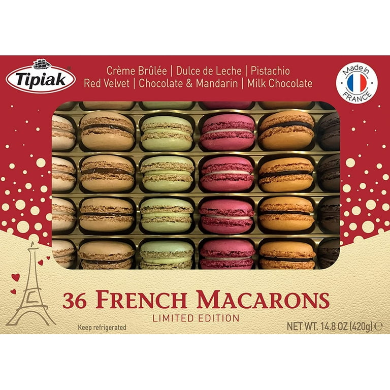 Tipiak French Macarons, Limited Edition, Variety Pack, 14.8 oz, 36