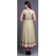 thumbnail image 4 of Bimba China Ivory Floral Indian Long Kurti For Women Party Wear Printed Sleeveless Anarkali Kurti Dress XX-Large, 4 of 6