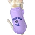 thumbnail image 1 of Parent-child Costume Pet Shirt Letter Print, Short Sleeve, Casual Wear - Dog Two-legged Clothes for Daily Wear in Summer, 1 of 8