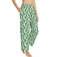 thumbnail image 2 of Balery Dinosaurs on Roller Skater print Women's Pajama Pants,Ultra Lightweight Pjs,Lounge Pant-Small, 2 of 9