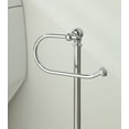 thumbnail image 5 of SunnyPoint Classic Free Standing Toilet Tissue Paper Roll Holder Stand; Chrome, 5 of 5