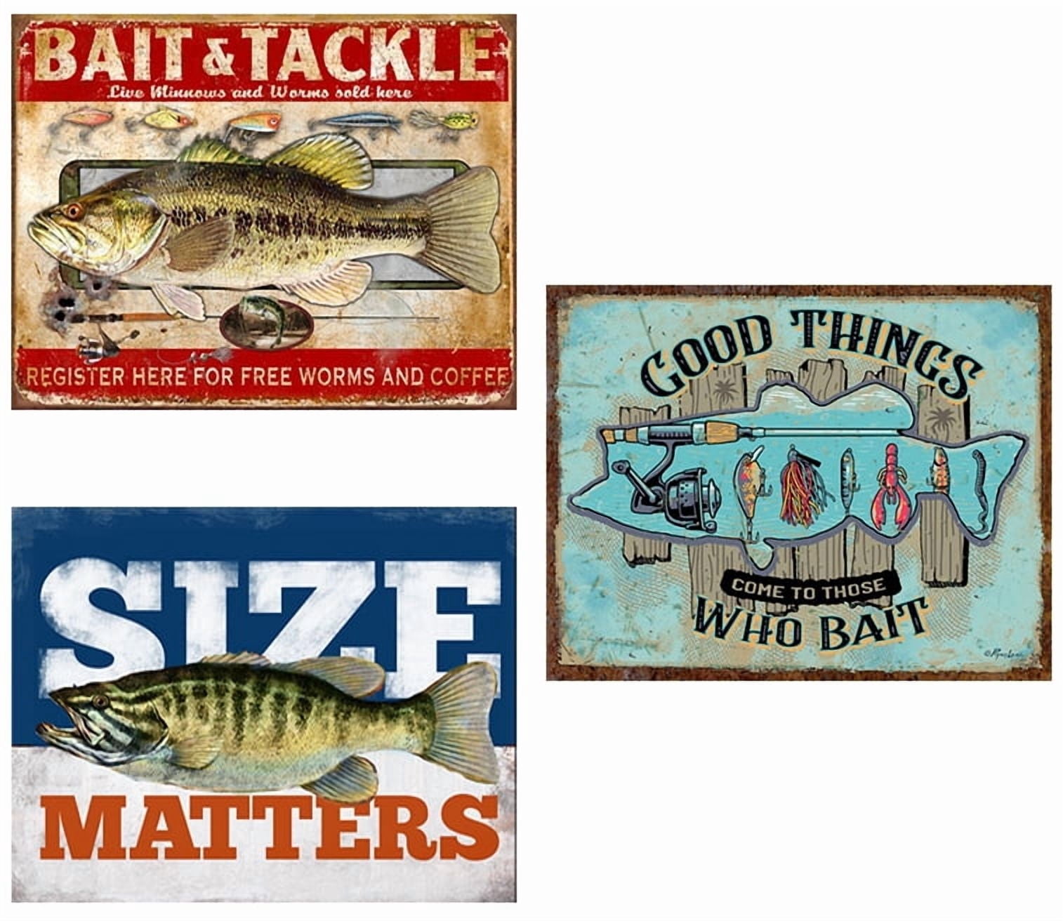 Desperate Enterprises Busch Light Fishing MDF Wood Wall Sign 23 x