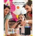 thumbnail image 2 of LENRUE Karaoke Speaker, Portable Bluetooth Karaoke Machine with Dual Wireless Microphones, TF Card/USB/AUX In,Gift for Kids, 2 of 6