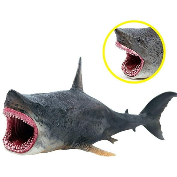Shark Model Toy, Simulation Miniature Animal Toy, Giant Shark Figure, Apply On Sea Creature Toy Decorative Collection Gift for Children
