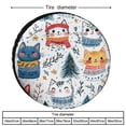 thumbnail image 2 of Spare Tire Cover Winter Cats Waterproof Sun Protection Cat Theme Room Decor Tire Cover Universal Fit for Trailer SUV Truck Camper Travel Trailers Accessories 12inch, 2 of 8