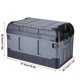 thumbnail image 5 of 45L Collapsible Car Trunk Storage Box 60kg/132.28Ib Load Organizer High Cover Two Compartments for Home AutoMatte Black, 5 of 5