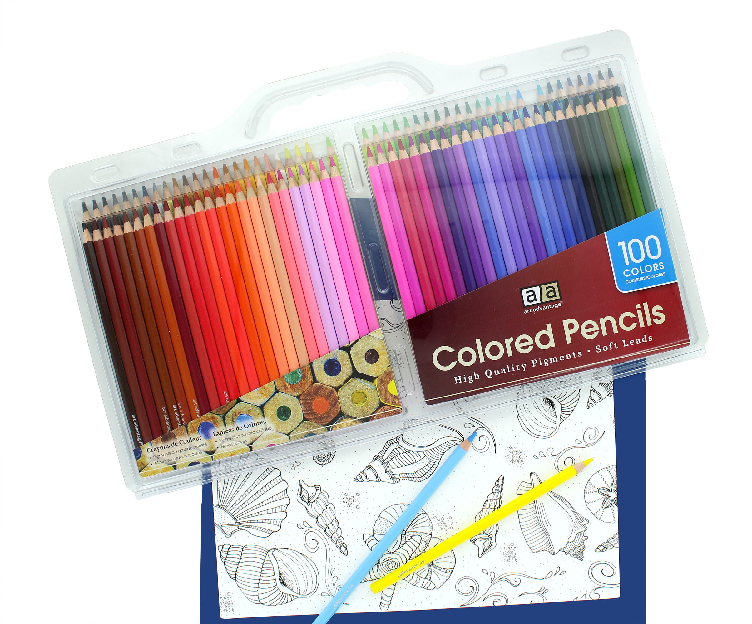 Art Advantage Color Colored Pencil Set 100pc, 1 - City Market