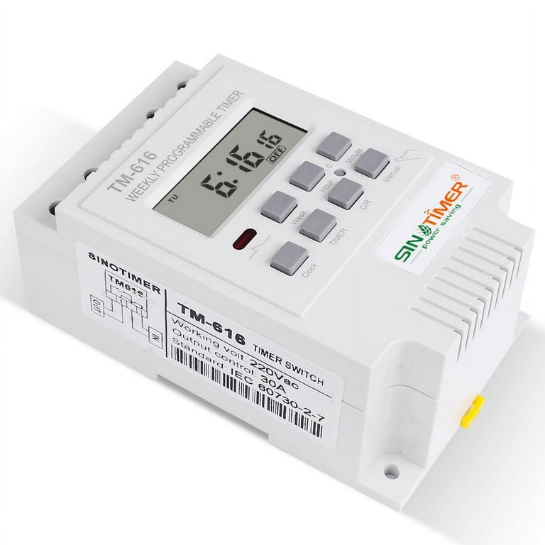 Temporizador Digital Indoor 10amp 220v Timer Programable