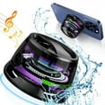 thumbnail image 2 of Mini G200 Magnetic Bluetooth Speaker,Wireless Phone Stand Gaming Speaker,Mini Speakers Wireless,Waterproof Portable Speaker for Shower, Outdoor Cycling, Multi-RGB Color Black, 2 of 6