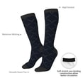 thumbnail image 4 of Naloa Black Fish scales Thigh High Socks Extra Long Stretchy Sock Women Over Knee High Opaque Stocking Daily Wear, 4 of 6