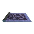 thumbnail image 2 of Ahgly Company Indoor Round Oriental Blue Traditional Area Rugs, 3' Round, 2 of 4