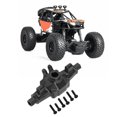 thumbnail image 2 of RC Axle Aluminum Alloy Strong RC Front Rear Drive Axle for FCX24 1/24 Crawler 6.2cm Black, 2 of 5
