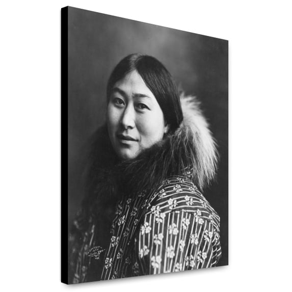 Canvas Print: Eskimo Woman, circa 1916