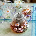 thumbnail image 3 of STP GOODS Chamomile Borosilicate Glass Teapot with Infuser 44 fl oz (1.3 L) Kitchen Tea Brewer Floral Coffee Pot Kettle for Blooming Teas, 3 of 6
