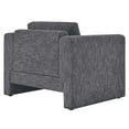thumbnail image 4 of Armchair Accent Chair, Grey Gray, Fabric, Living Kitchen Cafe Bistro Hospitality Restaurant, Modern Contemporary HB34789, 4 of 9