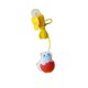 thumbnail image 3 of Juguete para gatos autoelástico con forma de campana de plumas, palo para gatos, columpio colgante para puerta, juguete para gatos con ratoncito que alivia la ansiedad, 3 of 5