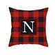 thumbnail image 1 of Funda de almohada de Navidad muñeco sin rostro enano gnomo duende celosía árbol de Navidad copo de nieve piel de melocotón impreso sofá funda de almohada Wmkox8yii HFSH4490, 1 of 1