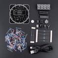 thumbnail image 1 of Reloj electrónico BRILLAR Kit de temperatura LED Digital con Cable USB azul, 1 of 3