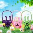 thumbnail image 5 of Easter Hanging Plant Holders,Easter Felt DIY Basket Egg Set, Handmade Bunny Basket With Egg For Kids Easter Egg Hunt Decor, 5 of 9