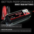 thumbnail image 3 of Cargador de Batería MOTOPOWER MP00207 6V-12V Automático 4AMP, 3 of 7