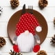 thumbnail image 1 of Adorno navideño para cubiertos de gnomo de Papá Noel (sombrero de puntos), 1 of 6