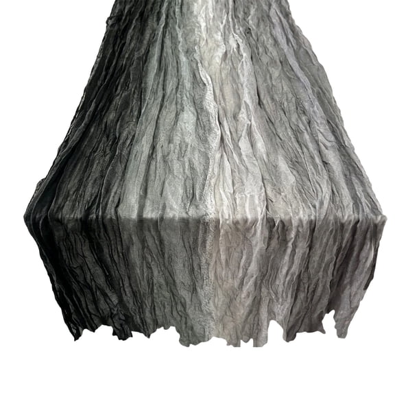 2 Pcs 70.86x35.4 Inch Halloween Creepy Cloth,Black Creepy Gradient Gauze for Yard and Outdoor Decorations,Perfect for Indoor Outdoor Holiday Scene Layout