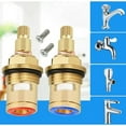 thumbnail image 1 of Innovative Tap Upgrade Solution, Brass Tap Cartridge with Ceramic Disc Offers Seamless Hot Cold Water Compatibility for Your Kitchen and Bathroom Sinks, 1 of 5