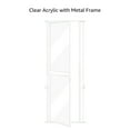 thumbnail image 7 of unipaws 79" High Extra Tall Cat Gate, Clear Acrylic Dog Gate for Doorways, Fit 27.5"-32" Openings, White, 7 of 7