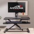 thumbnail image 2 of AnthroDesk Ergospring Standing Desk Converter - Standard, 2 of 10