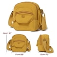 thumbnail image 2 of Unisex Portable Multi Pocket Crossbody Messenger Bag, Soft Oxford Durable Shoulder Handbag for Travel Outdoor Walking Daily Use, 2 of 9