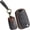 Black, variant on Key Fob Cover Compatible with Chevrolet Equinox Camaro Cruze Malibu Impala Spark Trax Sonic Buick Lacrosse Encore Verano Regal Terrain Acadia Cowhide 5 Button Keychain Case Holder Protector,Black
