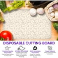 thumbnail image 3 of Purple Dot 30 Pc Disposable Cutting Board Sheets - Durable Chopping Board for Meat, Chicken, Fish, Vegetables; Large, Portable, Flexible Cutting Board Mats for Kitchen, Crafts and Art Project, Camping, 3 of 8