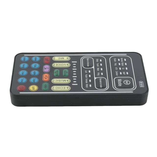 Voice Changer Set, I9 Live Sound Card Voice Changer, 8 Different Sounds, Multifunction Portable Recording Mini Sound Card, Plug and Play for Game Anchor