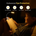 thumbnail image 4 of Rechargeable Book Light 7 LED, 3 Brightness Levels & 3 Color Temperatures, up to 60 Hours Reading, 4 of 8