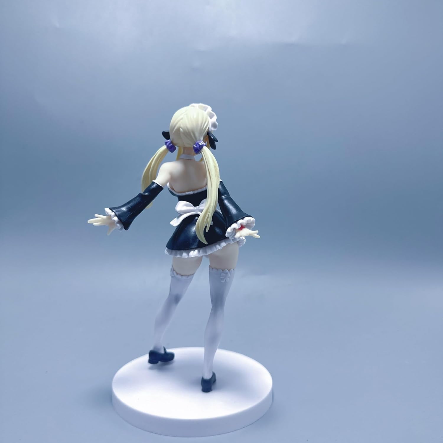 New Lucy Figure, Maid Outfit Twin Ponytails Lucy Heartphilia Anime Figures 18cm/7.1inch PVC Character Action Model Figure Statue Decoration Gifts