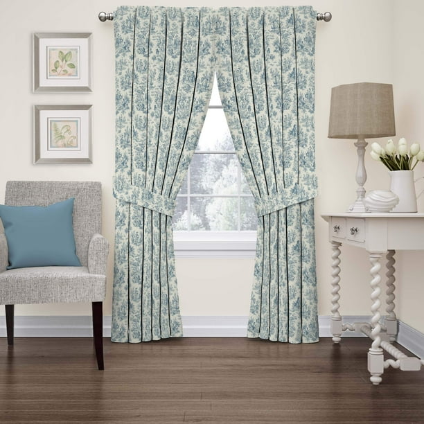 Waverly Charmed Life Toile Window Curtain - Walmart.com - Walmart.com