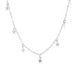 thumbnail image 1 of Guardurnaity Collar de cadena Estrellas con estilo Joyería estética Oro Plata Gargantilla universal Collares Regalo del día de San Valentín para Ropa, zapatos y accesorios Miscelánea, 1 of 5
