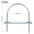 thumbnail image 2 of Uxcell 116mm Inner Width 163mm Length Round U-Bolt Steel M6 2 Sets, 2 of 4