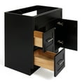 thumbnail image 6 of Ariel Hamlet 36 In. Right Offset Single Sink Base Cabinet In Black, 6 of 9