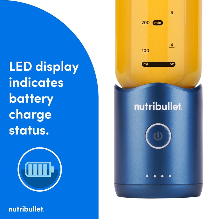 nutribullet Flex portable blender NBPB10200BB, Sapphire Blue, 20oz