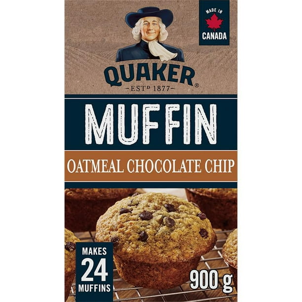Quaker Mélange à muffins Avoine et brisures de chocolat 900g
