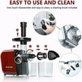 thumbnail image 6 of SALE CLEARANCE KOIOS Juicer, Masticating Slow Juicer Extractor with Reverse Function, Cold Press Juicer Machine with Quiet Motor, BPA-FREE Juicer Easy to Clean,&nbsp; B5100 , Red, 6 of 7