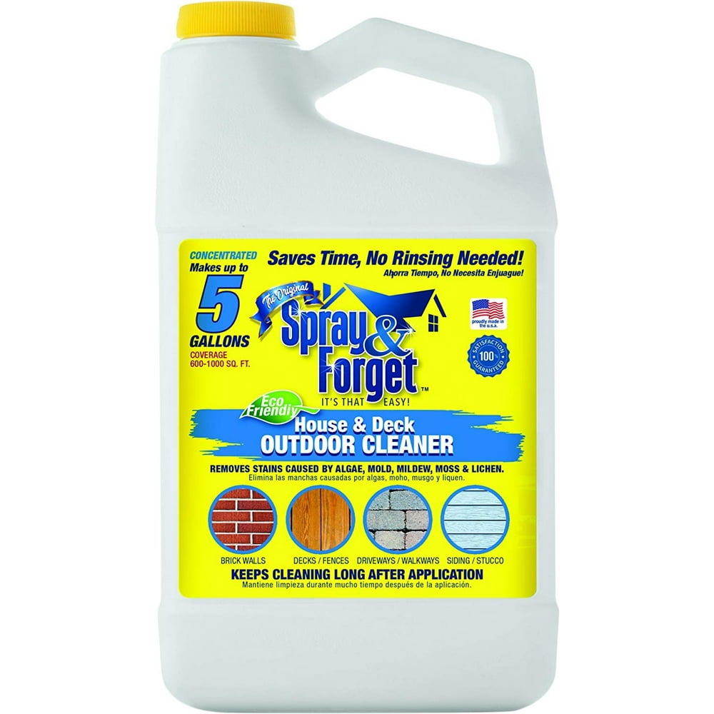 Spray & House & Deck Cleaner Concentrate, 64 oz Bottle, 1 Count