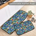 thumbnail image 6 of Coolnut Mexico Tile Design 2 Pieces Kitchen Rugs and Mats Sets,Non Slip Absorbent Floor Mat for Kitchen, Floor Home, Office, Sink, Laundry Home Decor, 6 of 7