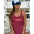 thumbnail image 2 of Mothers Day Pink Ribbon Racerback Tank Women -Image by Shutterstock, Female XX-Large, 2 of 4