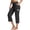 Black #039, variant on Women's Yoga Pants with Pockets High Waist Stretch Pants Tummy Control Workout Pants, M